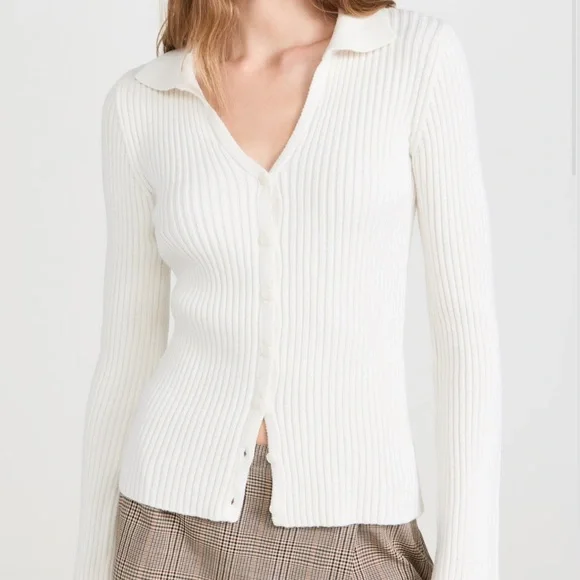 NWT Z Supply Cream Sea Salt Rina Button Up Cardigan - Picture 1 of 5